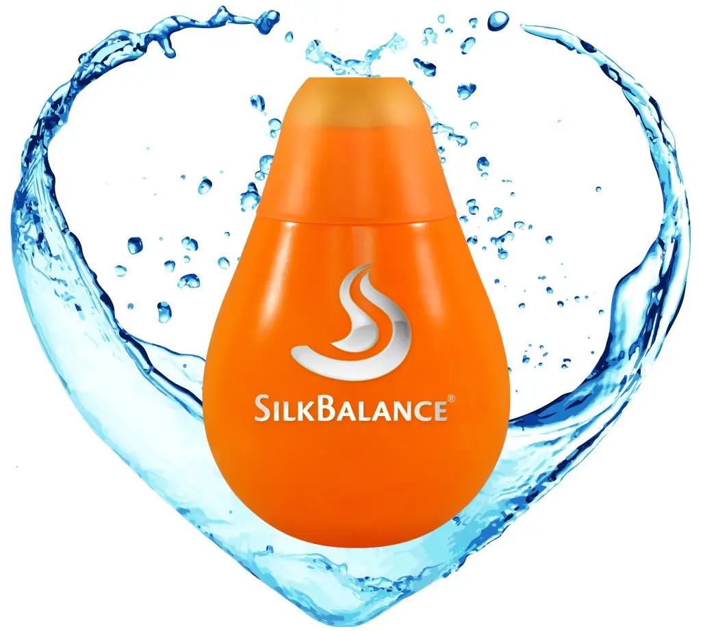 SB bottle in heart_USA - SilkBalance SilkBalance Water Heart