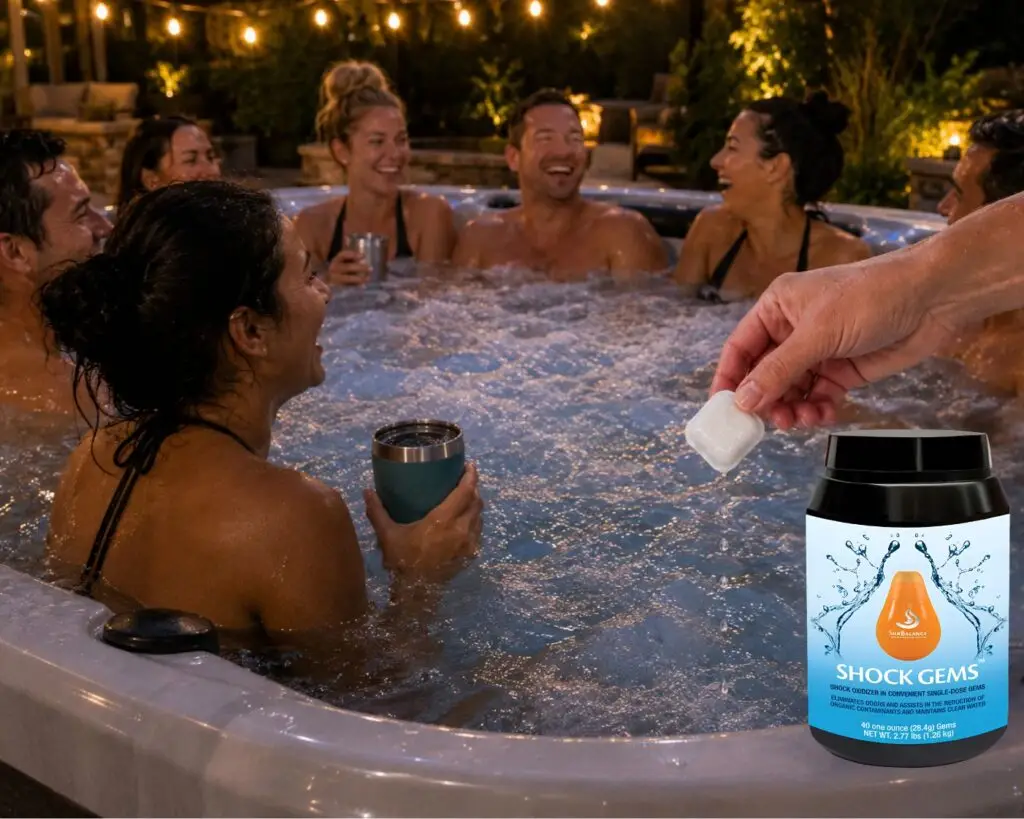 When to shock a hot tub